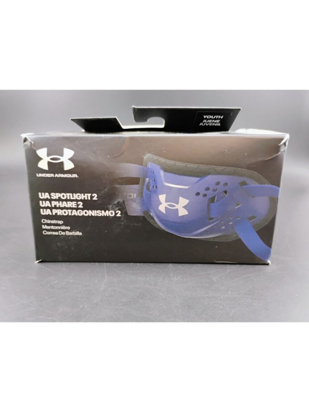 Under Armour Adult Football Helmet Chin Strap Navy/Black - Picture 8 of 8